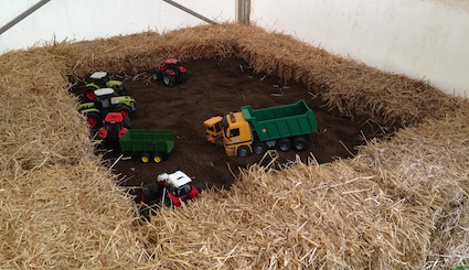 Tractor pit