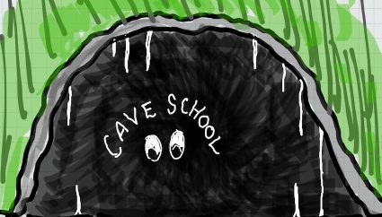 This image has an empty alt attribute; its file name is Cave-School-logo-e1553973952472.jpg